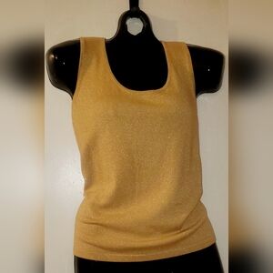 Gold Stretch Metallic Shell